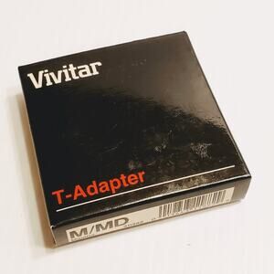Vivitar T-adapter 211882 for Minolta M/MD. New, open box